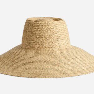 Madewell Long Brim Raffia Hat NWOT